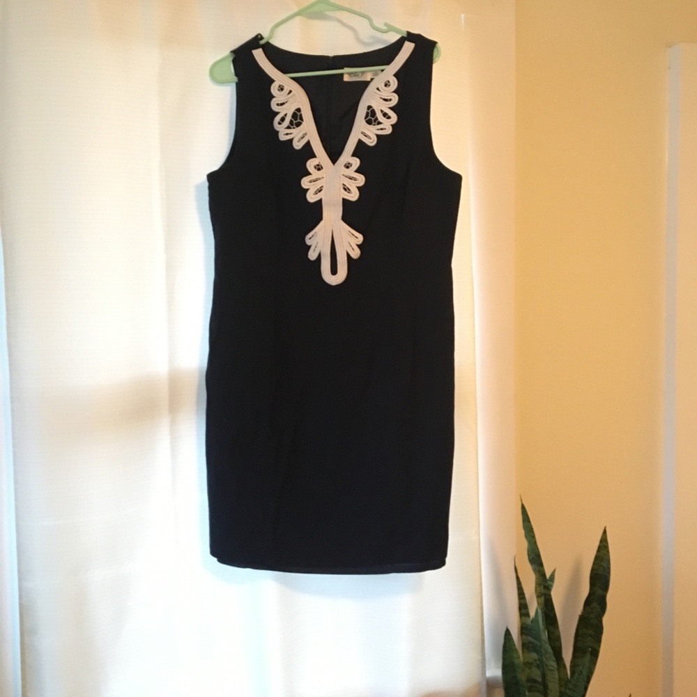Eliza J Embroidered Sheath Dress, great for work!